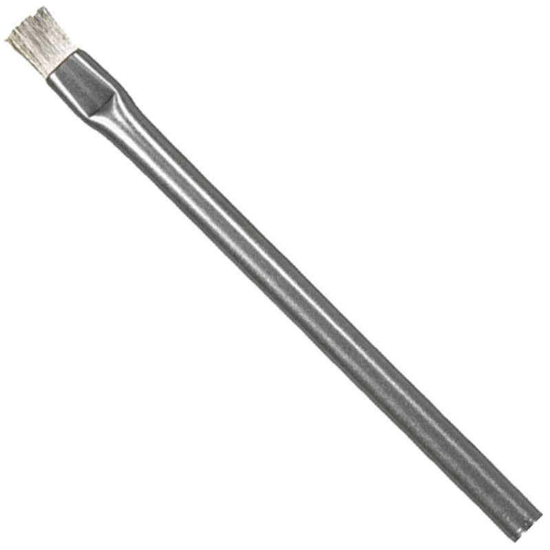 Brushes, Cleanroom Safe, Straight, 0.75"x0.44", SS, Statig09 Bristles, 6" OAL