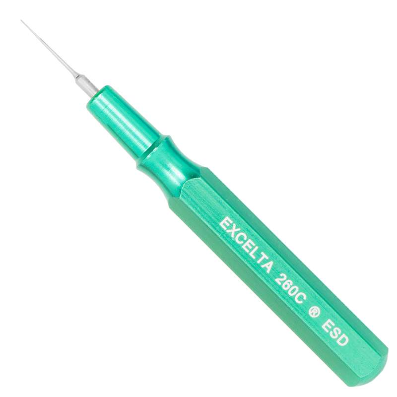ESD-Safe Mini Spatula/Oiler, 2-1/2" Long with .020" Tip, Green Grip