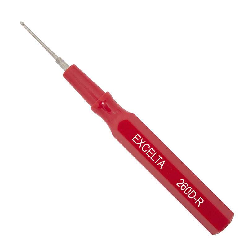 Cleanroom Spatula, Mini,Ergo, Straight, 0.025" Tip, Plastic Handle, 2.5"L, 260 Series