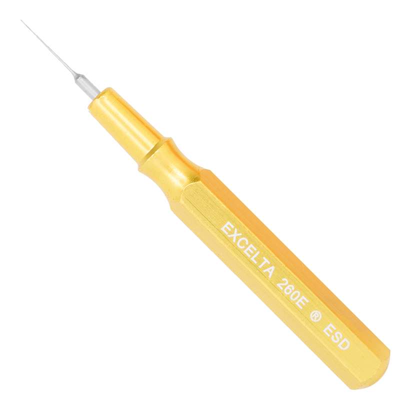 Spatula, Mini, Straight, 0.008" Tip, Aluminum Handle, 2.5"L, 260 Series