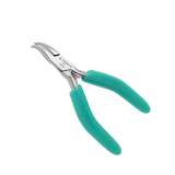 Pliers, 2-Star, Small, Bent Nose, Stainless Steel, 60 Deg Angle, 4.75" OAL redirect to product page