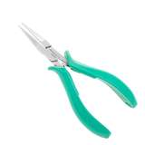 Pliers, Medium Flat Nose, Smooth, 1.250" Jaw, 5.75" OAL, Stainless Steel redirect to product page