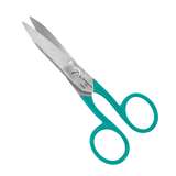 straight electrician blade scissors with teal hand redirect to product page