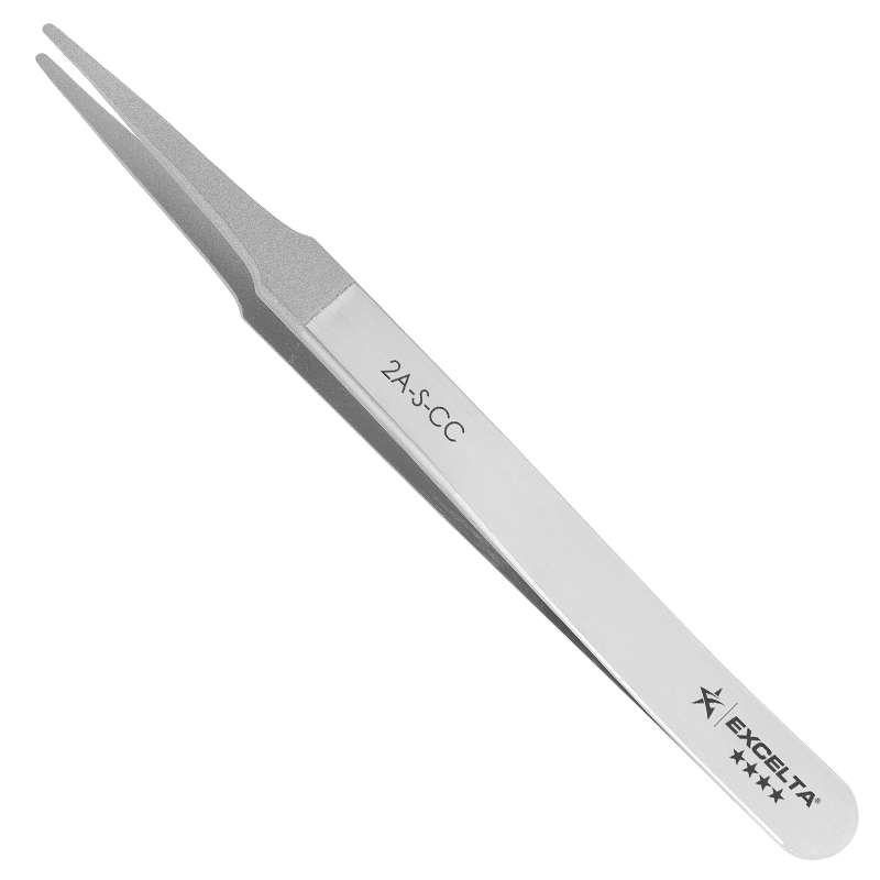 straight tapered flat point tweeers