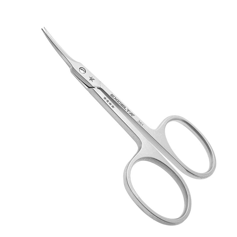 Scissor, Curved, Four Star, 3.5" Length, Stainless Steel, Fine 1" Blade