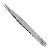 Tweezers, 3-Star, Straight, Very Fine Point, Carbon Steel, 4.25" OAL redirect to product page