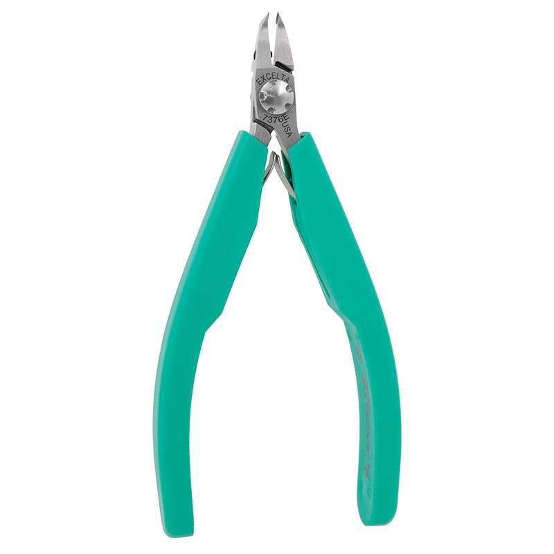 angulated cutter with teal grips