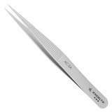 Tweezers, 3-Star, Straight, Blunt Strong Point, Anti-Mag. SS, 4.25" OAL redirect to product page