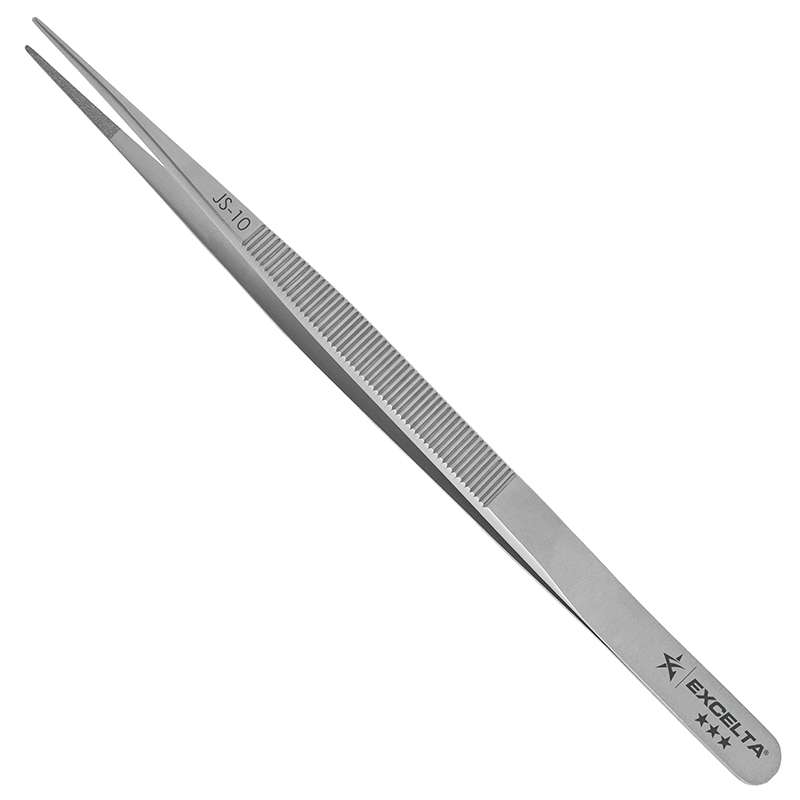 Tweezers/Forceps Gemologist, 0.0335" Tip, SS, Starlight Coated, 6.375" OAL