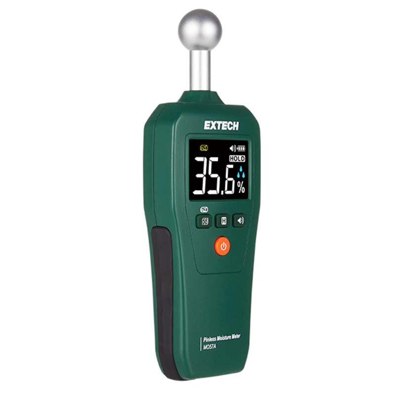 Moisture Meter, Compact Pinless Ball Probe, with High Contrast LCD