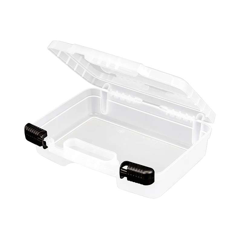 Storage Case, 12.0", 30.48 cm, Translucent Clear, without Foam, 12 per Case