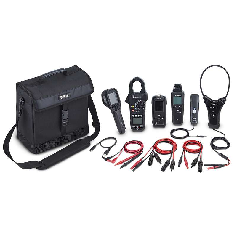 Pro Solar Kit with Clamps, Irradiance Meter, Panel Tester and IR Camera