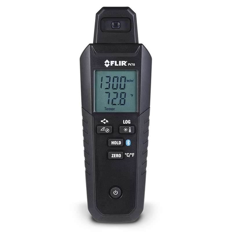 Solar Irradiance and Temperature Meter with Tilt Sensor, METERLiNK, 1400 W/m2