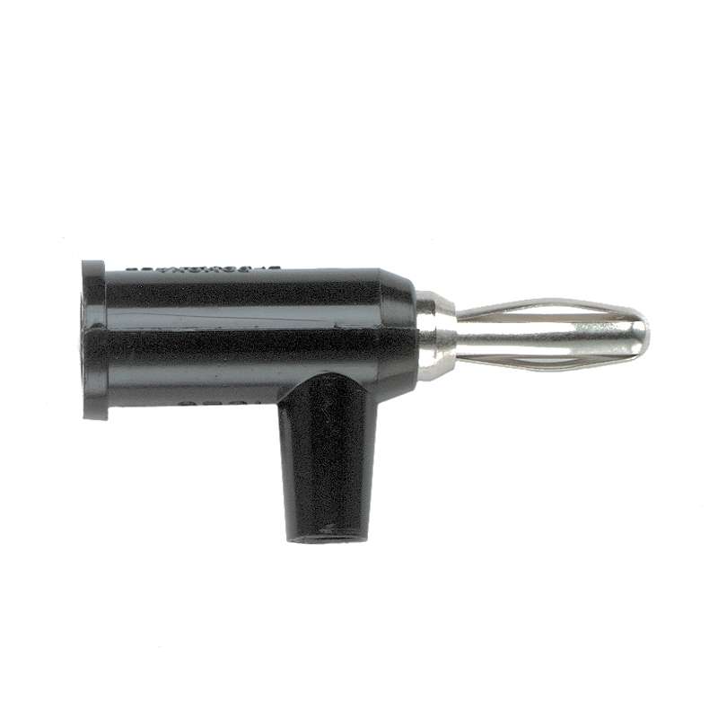 Solderless Stackup Banana Plug with Safety Shield, Yellow, 10 Pack