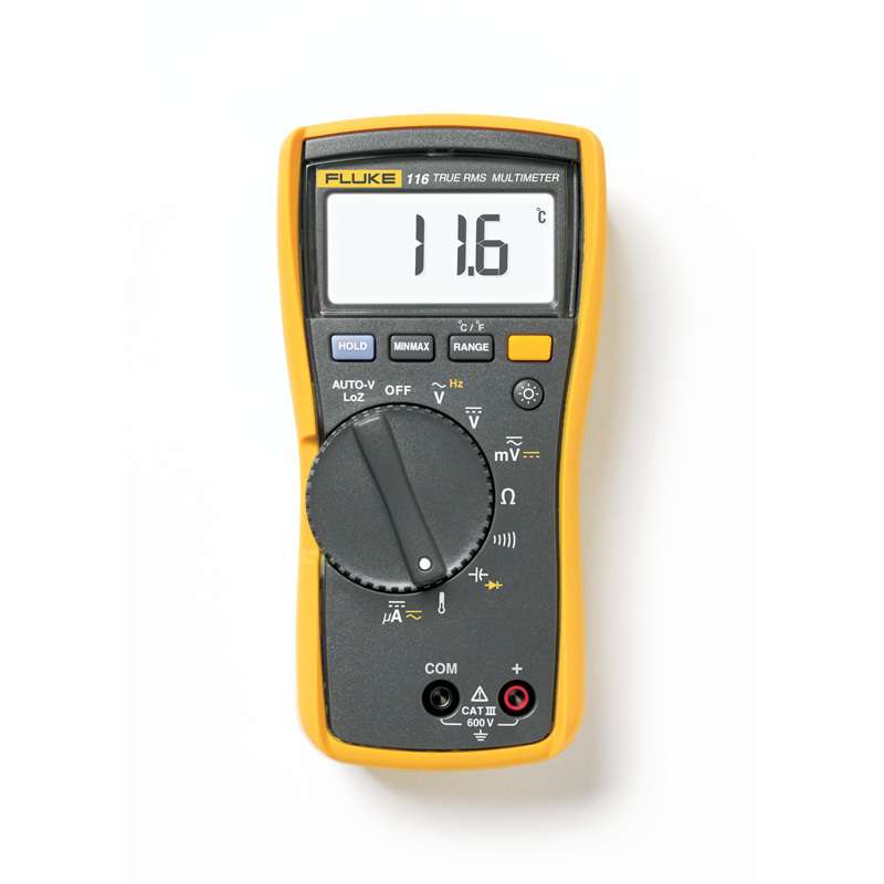 Digital HVAC Multimeter with Built-in Thermometer