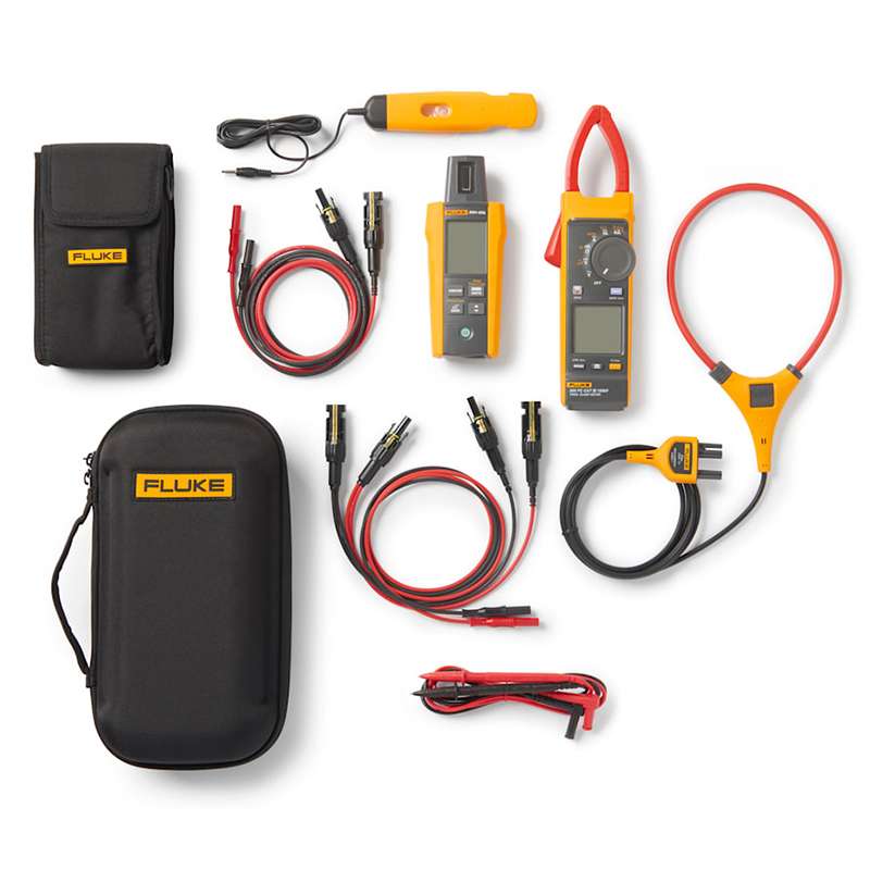 Solar Test Kit includes IRR Meter, 393 Clamp, TLPV Test Lead Set