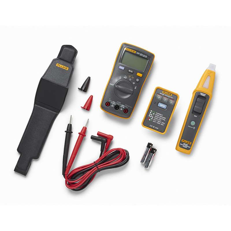 BK 120 Smart Trace Breaker Finder and 107 Pocket Digital Multimeter Bundle