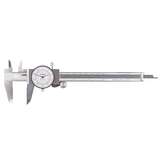 Dial Caliper, Inch/Metric, 0-6"/150mm Range, 0.001" Acc, Hardened SS, 11" OAL redirect to product page