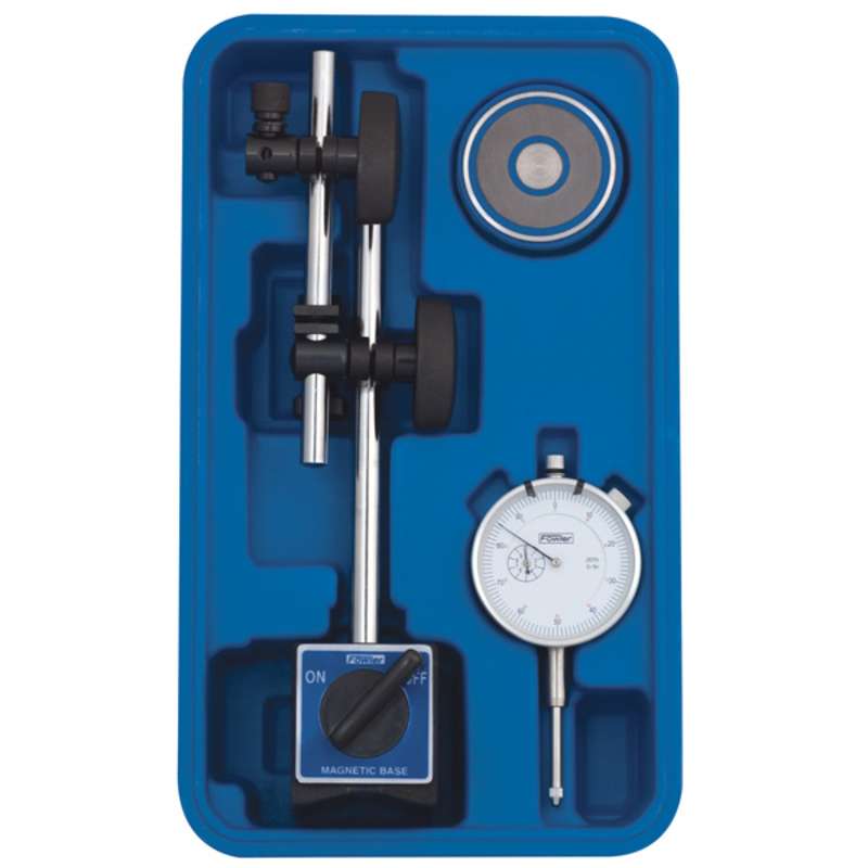 Fine Adjust Mag Base with AGD White Electronic Indicator Set