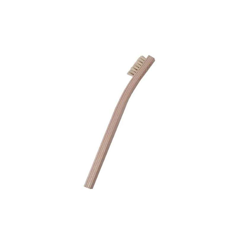 Scratch Brush, Toothbrush, Anti-Static, Horse Hair/Wood, 7/16", ESD