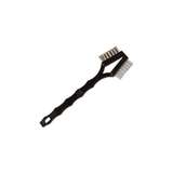 Scratch Brush, Toothbrush, Double Head, Stainless Steel/Nylon/Plastic, 7/16" redirect to product page