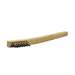 Scratch Brush, 3x7 Row, 0.006" Dia, SS Bristle, Plywood Handle