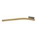 Scratch Brush, 3x7 Row, 0.006" Dia, SS Bristle, Plywood Handle