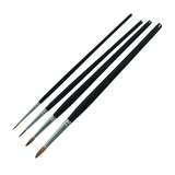 Horsehair Round Artist Brush, Size 1, 0.078" Diameter, 7"Overall Length, 12 per Pack redirect to product page