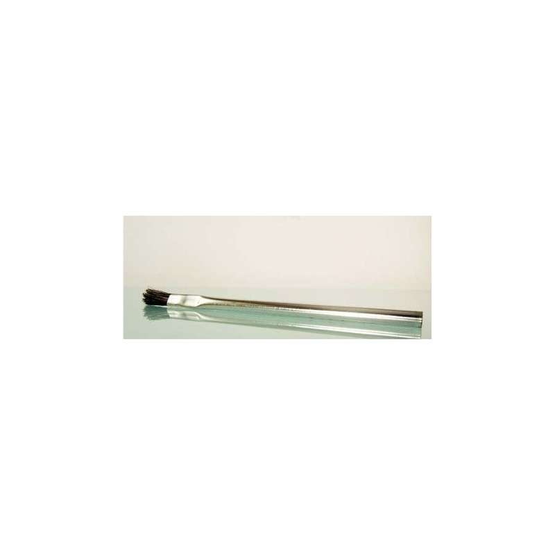 Gordon 900431 Horse Hair Fill Tin Handle Acid Brush, 1/2 in x 2-3/4 in x 3/16 in