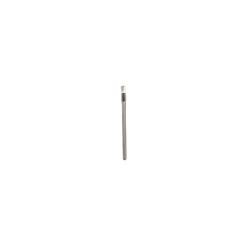 Cleanroom Insulative Applicator Brush with 1/8" Nylon Bristles and 3-1/2" Stainless Steel Handle