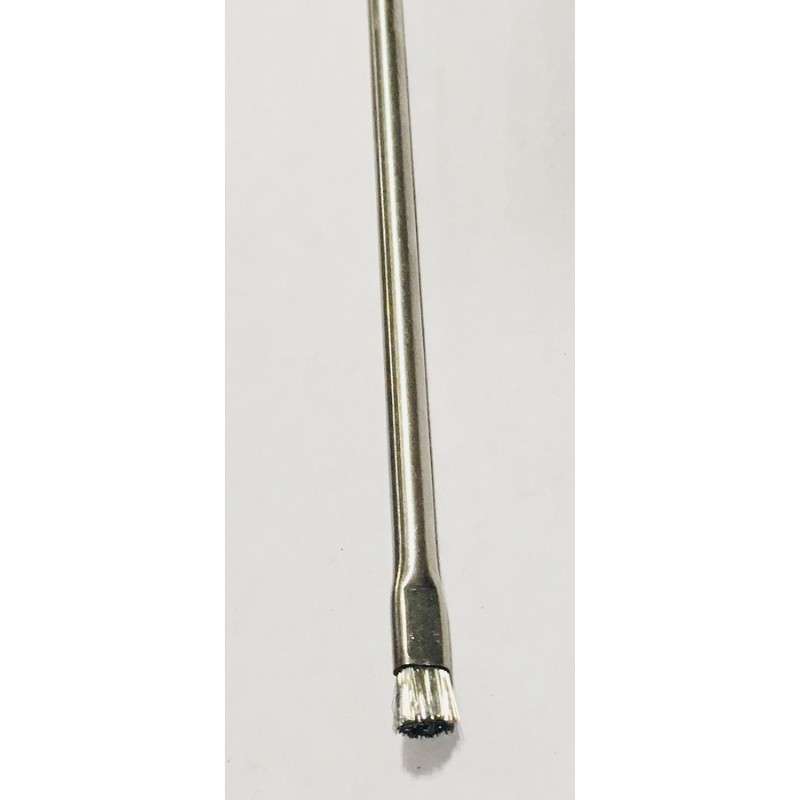 Applicator Brush with a Stainless Steel Applicator, 1/8" Diameter, 0.003" Stainless Steel, 1/8" Trim