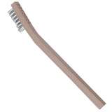 ESD-Safe Brush with 1-3/8" Stainless Steel Bristles and a Plywood Handle, 7-3/4" Long redirect to product page