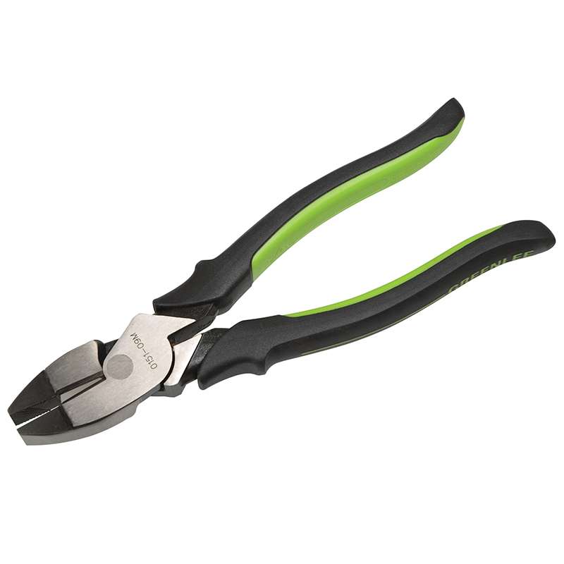 High Leverage Side-Cutting Pliers with Molded Ergo Grip, 9-3/8"
