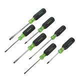Heavy-Duty Slotted / Phillips Screwdriver Set with Soft Ergo Grip, 7 Piece redirect to product page