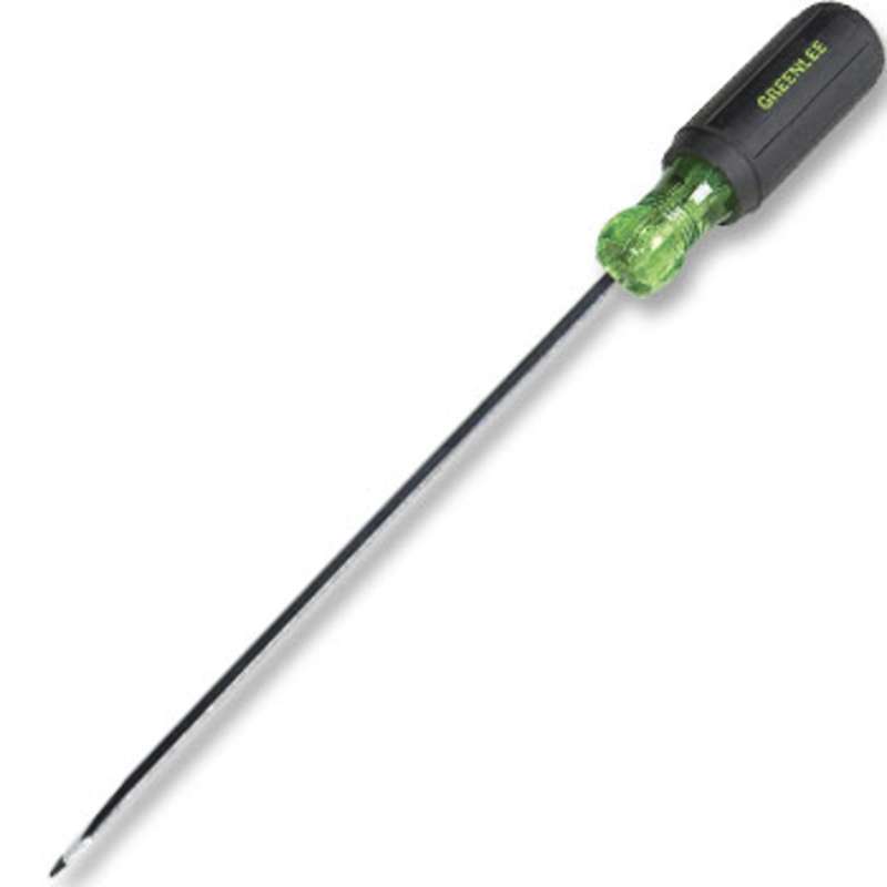 Heavy-Duty Slotted Keystone Tip Screwdriver with Soft Ergo Grip, 5/16 x 10-15/16"