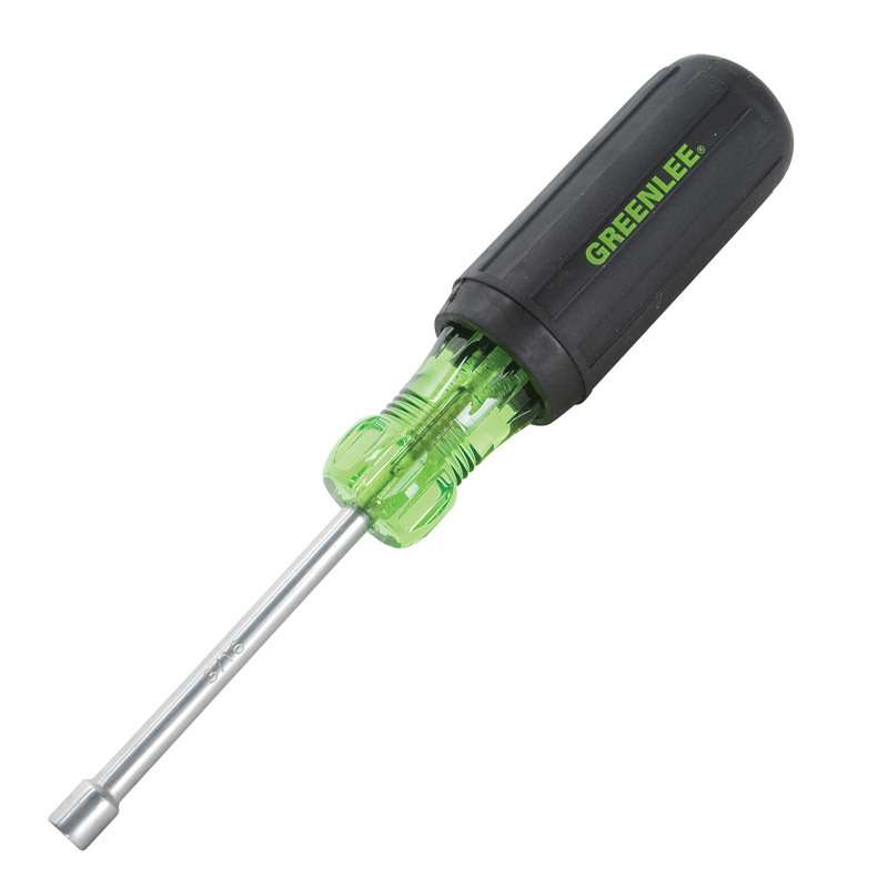 Heavy Duty Nut Driver with Soft Ergo Grip, 3/16" x 7-3/8" Long
