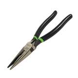 Long Nose Plier with 12 AWG Stripping Notch, Side Cutter, and Molded Ergo Grip, 8-1/2" redirect to product page