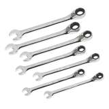 Metric Combination Ratcheting Wrench Set, 7 Piece redirect to product page