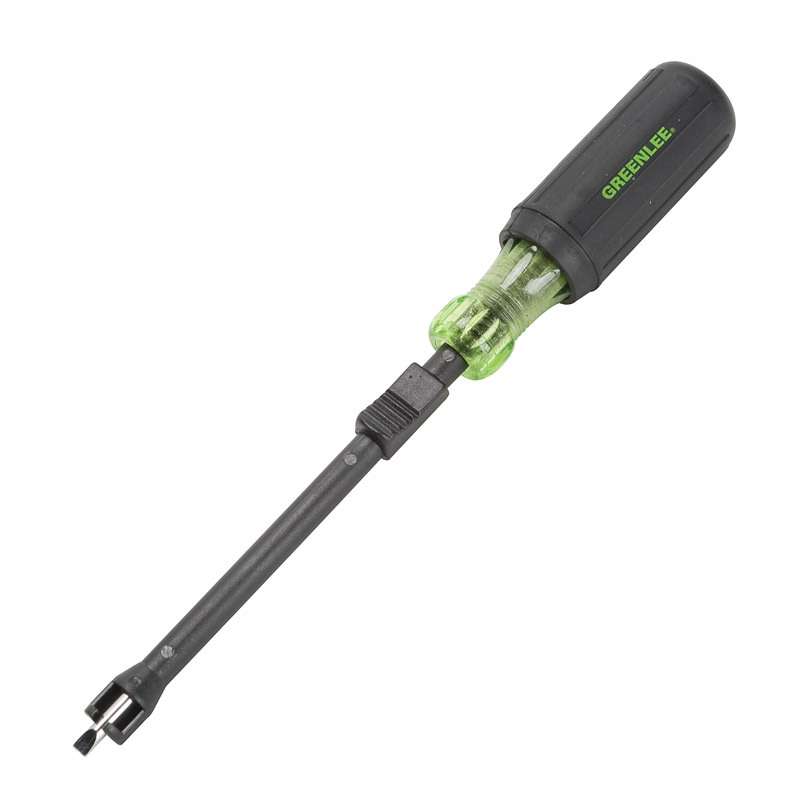 Heavy-Duty Slotted Tip Screw-Holding Screwdriver with Soft Ergo Grip, 3/16" x 8-5/8" Long