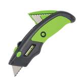 Utility Knife with Serrated Blades and Pop-Up Blade Storage, 6-3/16" Long redirect to product page