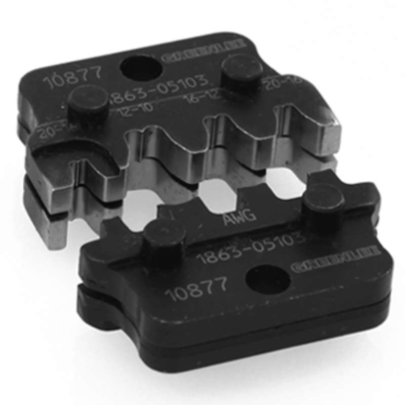 Die Set, 20-10 AWG, For Open Barrel Connectors