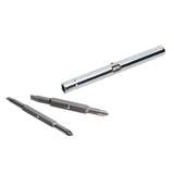 Replacement Bit Set with #1 and #2 Phillips and 3/16" and 1/4" Slotted redirect to product page