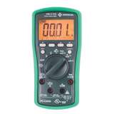 True RMS Digital Multimeter, 1000V, 600µ A-10A, w/9V Battery, Leads, Case redirect to product page