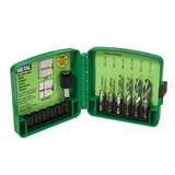 Combination Drill/Tap Bit Set, 6-32 to 1/4-20, 6 Pieces redirect to product page