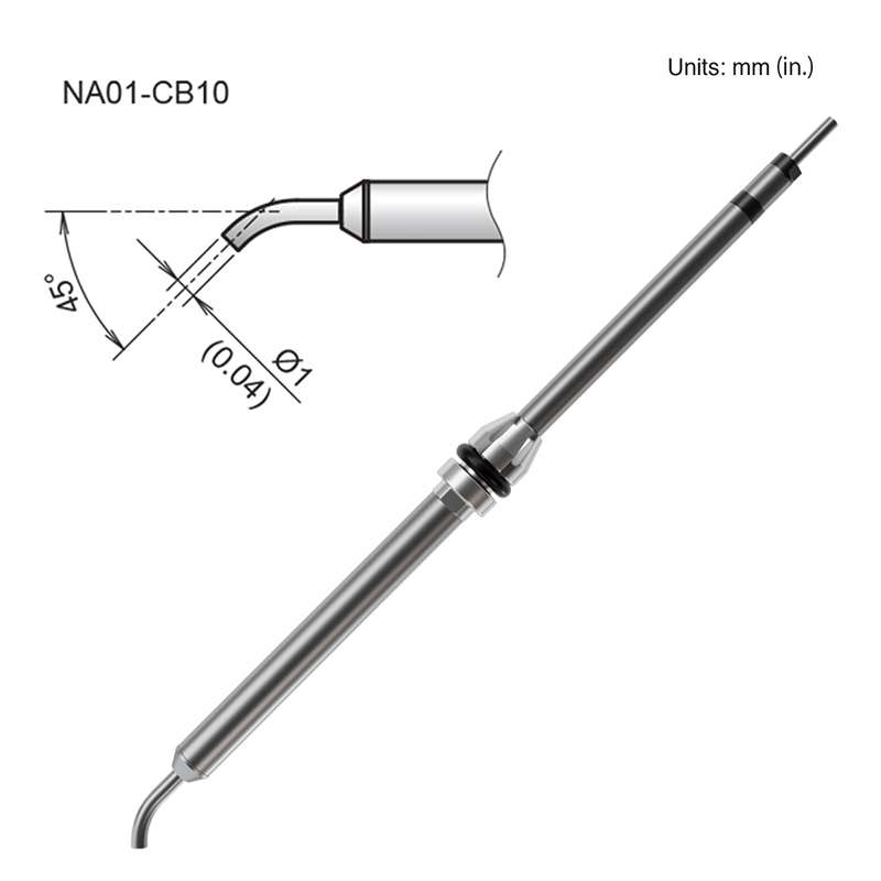 Nozzle, Bent, 1.0mm, for FR-8501