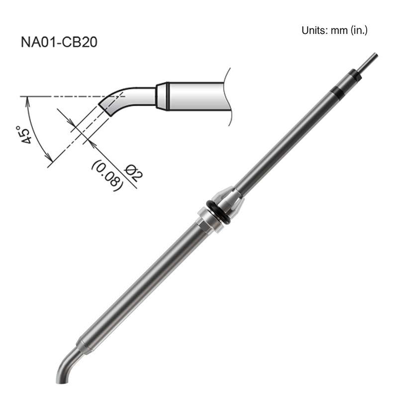 Nozzle, Bent, 2.0mm, for FR-8501