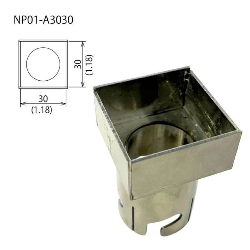 A30x30mm, PGA 30 Pin Nozzle for FX-310 Soldering Pot