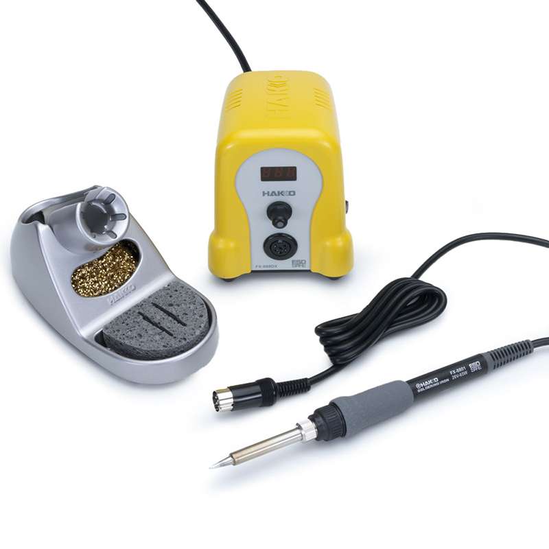 Digital Soldering Station w/Rotary Encoder, Sunflower Yellow Housing