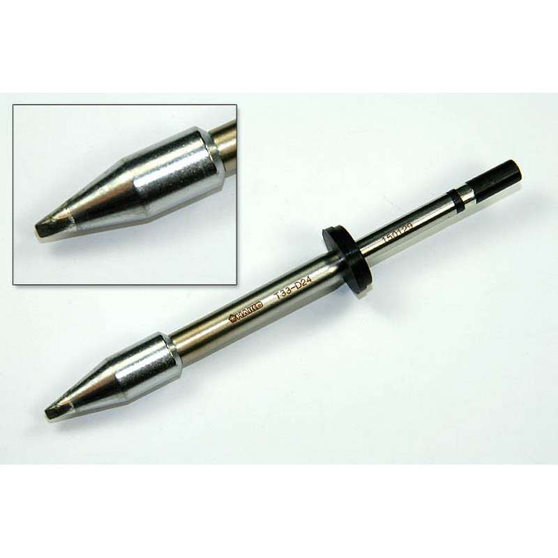Soldering Tip, Chisel, for the FX-8002 Handpiece, T33 Series, 2.4mm x 17mm