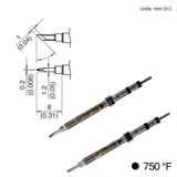 Knife Soldering Tip for Hakko FX-1003, 8mm x 1.8mm,  400°C/750°F redirect to product page